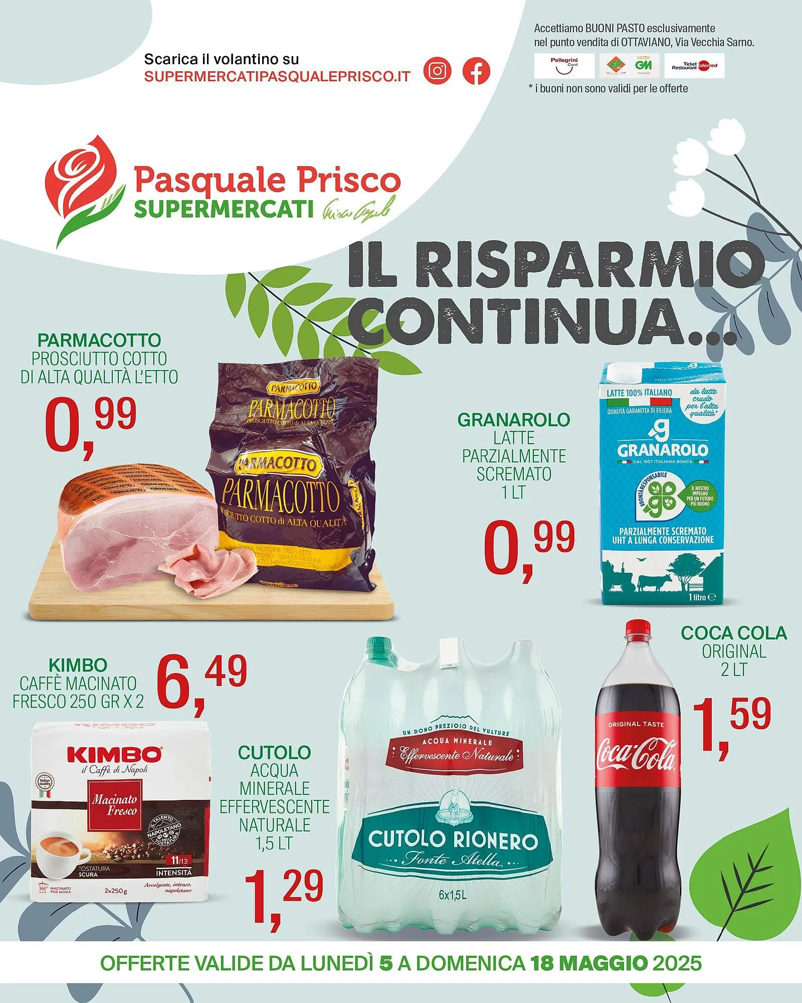 Volantino Supermercati Pasquale Prisco - 1