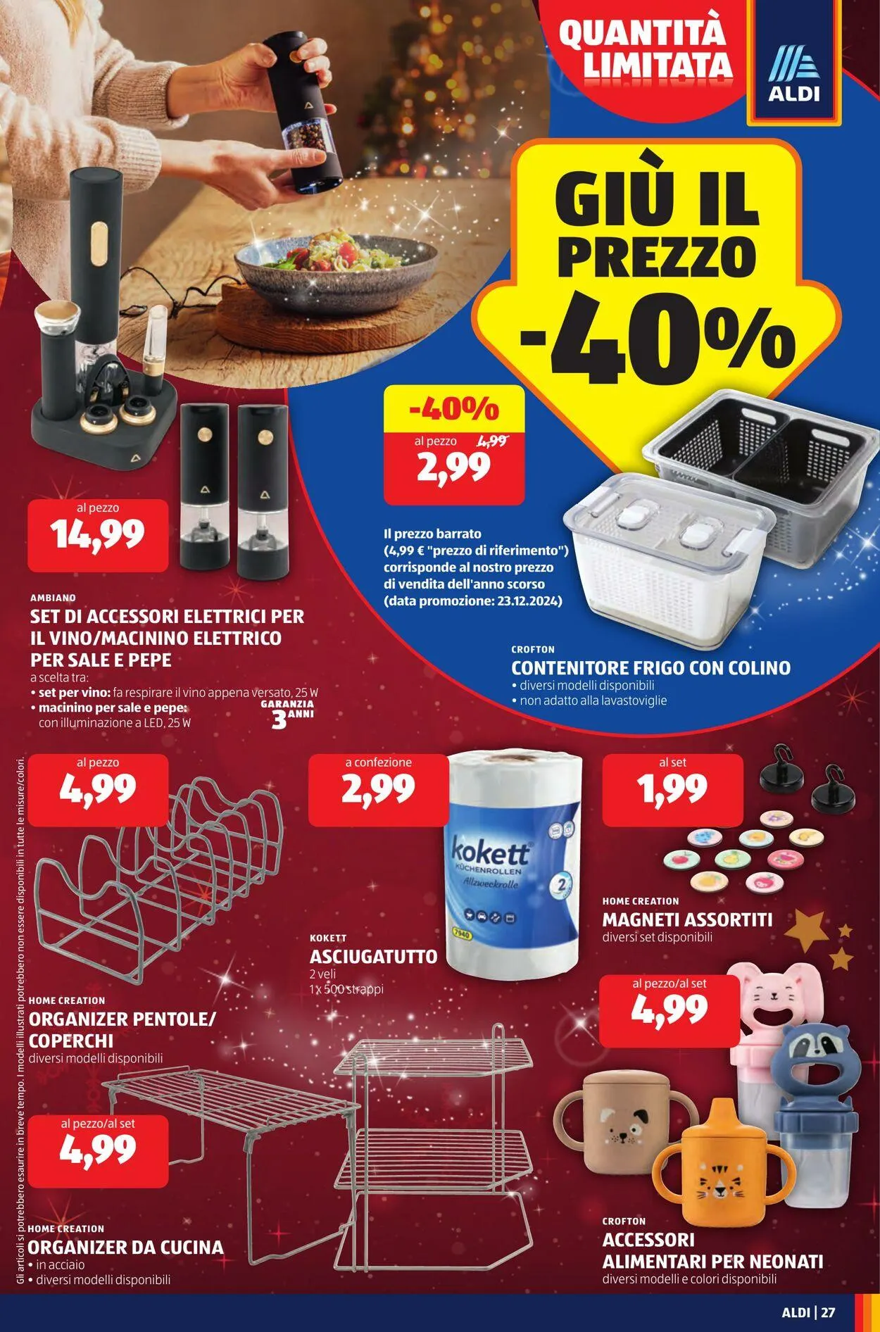 Aldi Volantino attuale da 15 dicembre a 21 dicembre di 2025 - Pagina del volantino 27