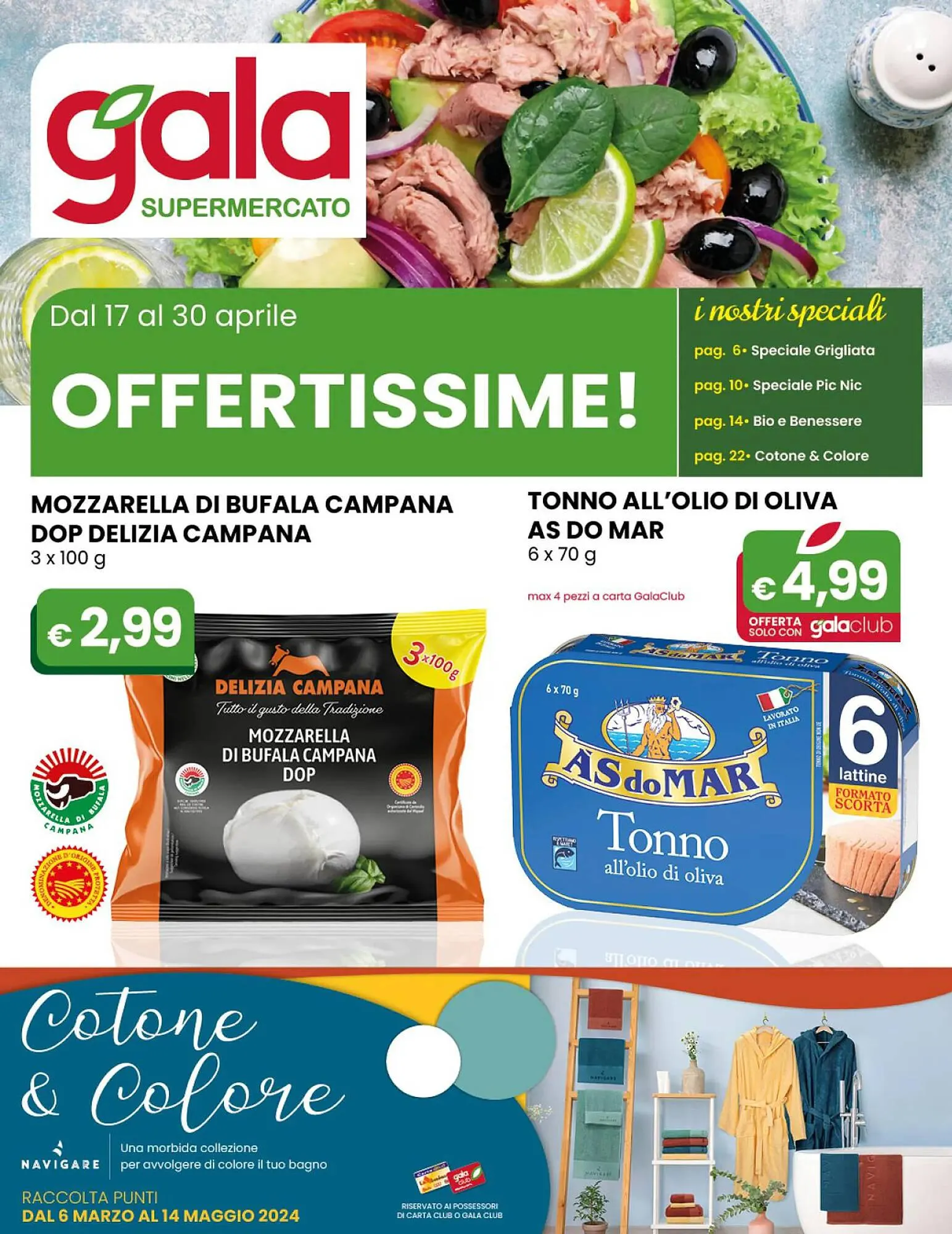 Volantino Gala Supermercati da 17 aprile a 30 aprile di 2024 - Pagina del volantino 1