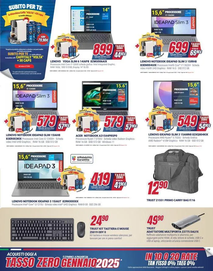 Tasso zero da 29 luglio a 21 agosto di 2024 - Pagina del volantino 19