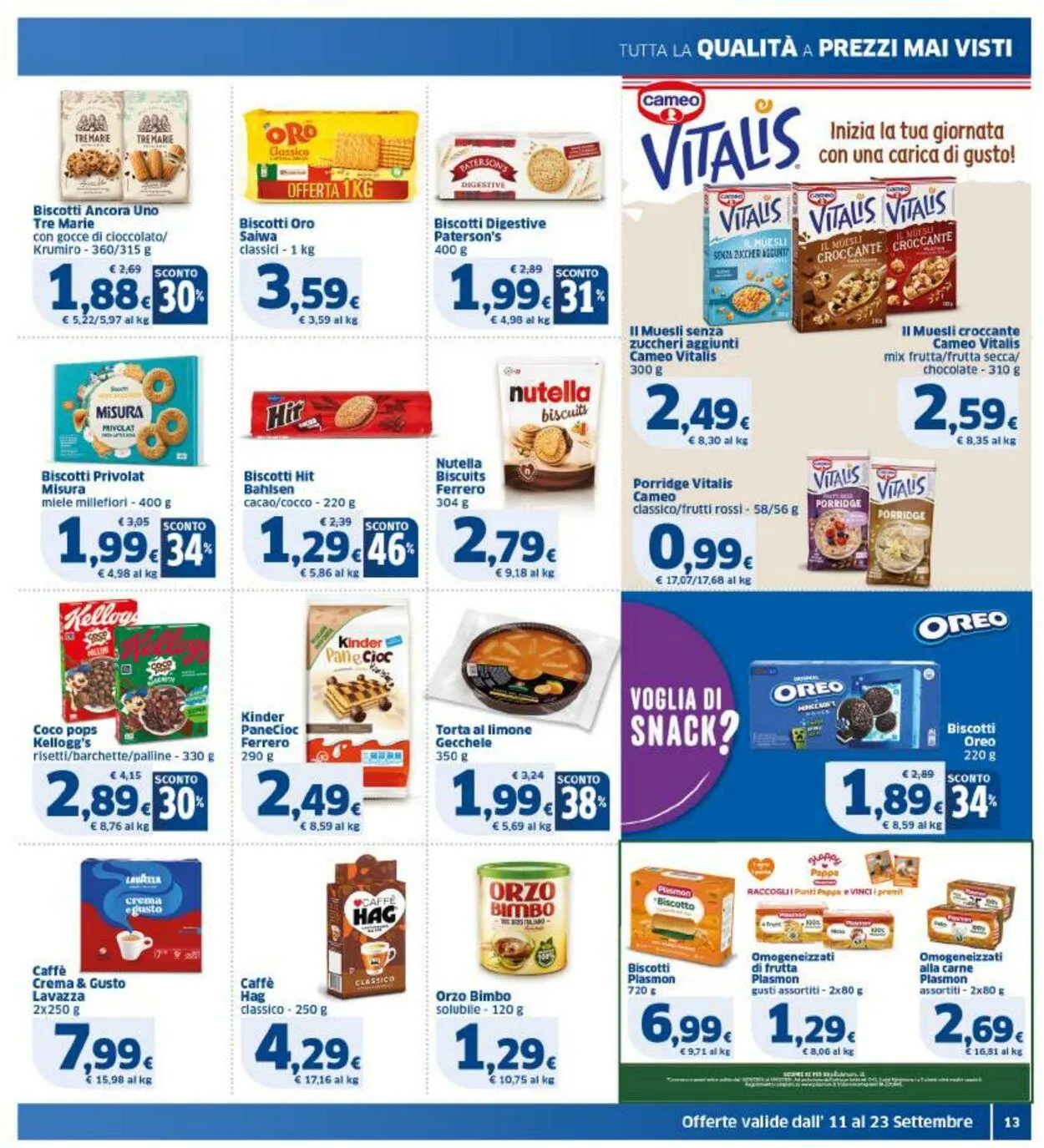 Sigma - Bologna Volantino attuale da 11 settembre a 23 settembre di 2025 - Pagina del volantino 13