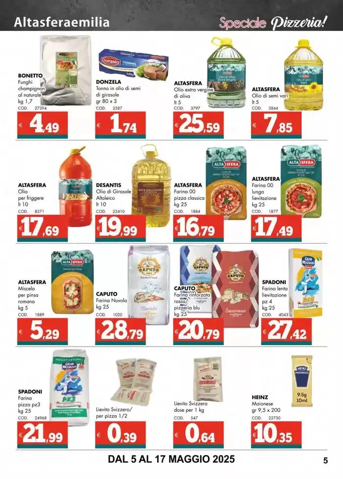 Speciale pizzeria! da 5 maggio a 17 maggio di 2025 - Pagina del volantino 5