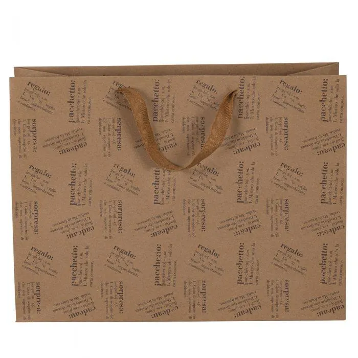 Busta regalo grande in carta 39x15x29 cm, Victionary