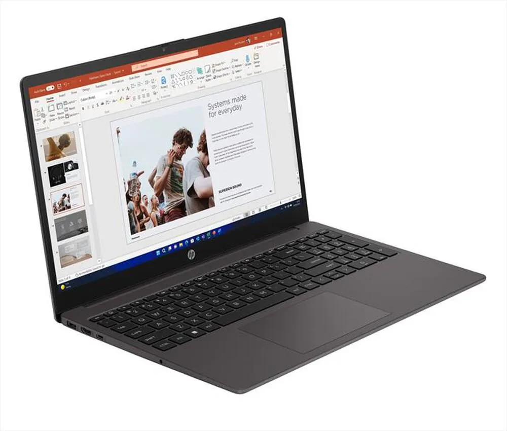 HP - Notebook 250 G10 da 15,6" Intel Core i3 8GB RAM-Argento cenere scuro