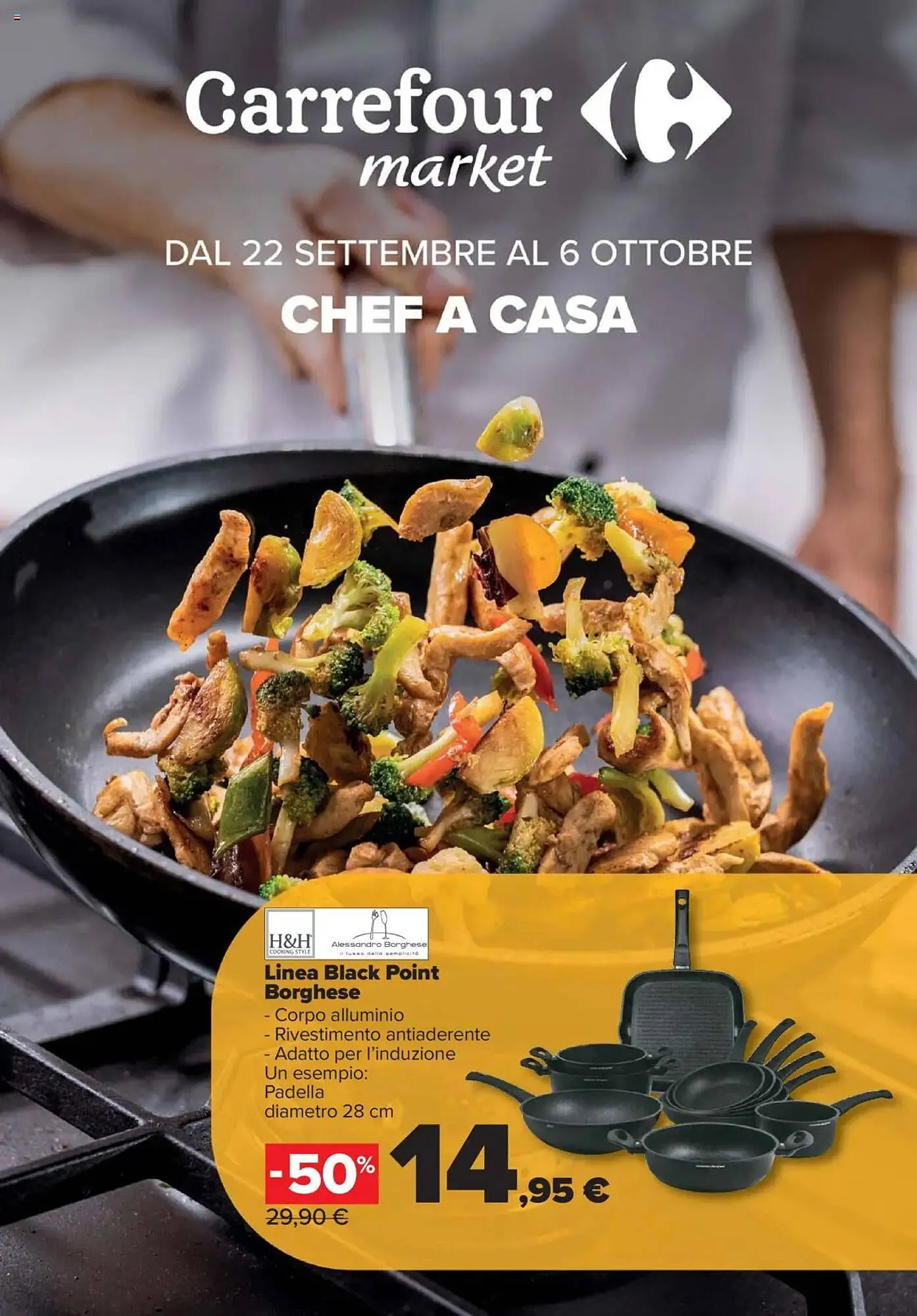 Volantino Carrefour Market da 22 settembre a 6 ottobre di 2025 - Pagina del volantino 1
