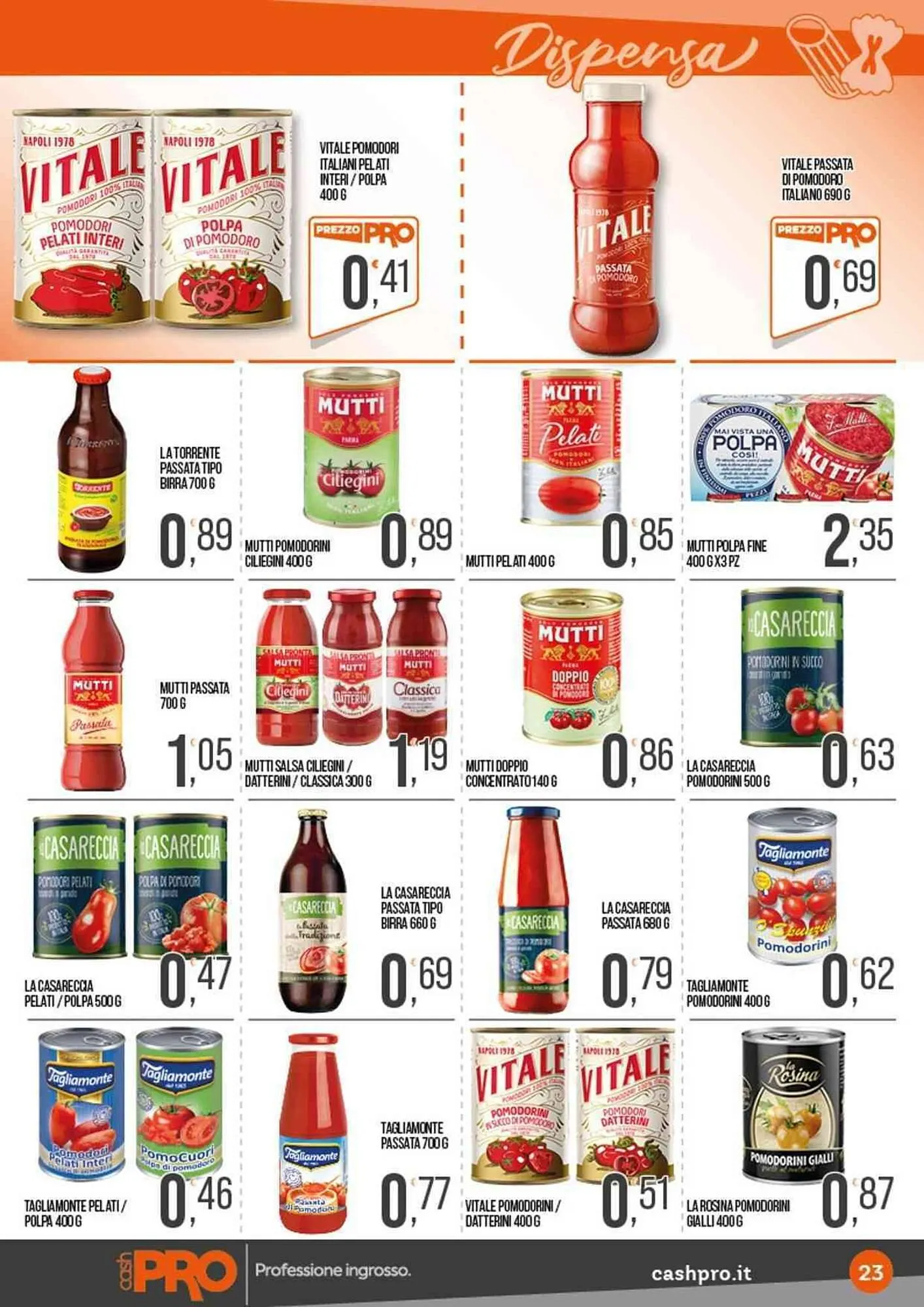 Volantino Cash pro da 26 maggio a 8 giugno di 2025 - Pagina del volantino 23