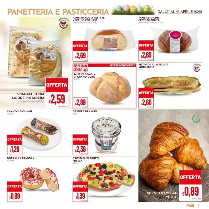 Buona Pasqua da 11 aprile a 21 aprile di 2025 - Pagina del volantino 9