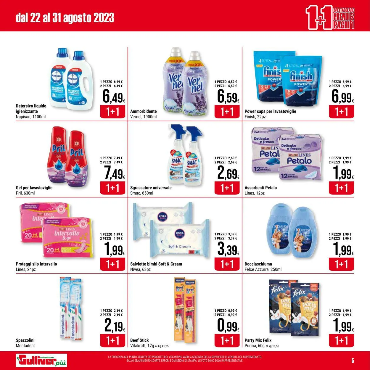 Gulliver Volantino attuale da 22 agosto a 31 agosto di 2023 - Pagina del volantino 5