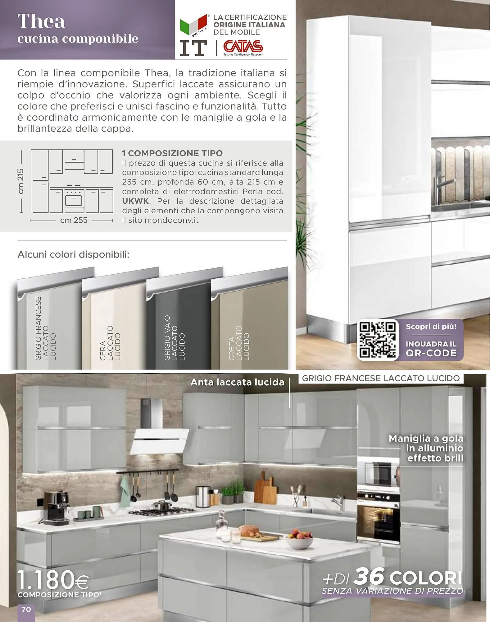 Volantino Mondo Convenienza da 1 aprile a 1 settembre di 2024 - Pagina del volantino 70