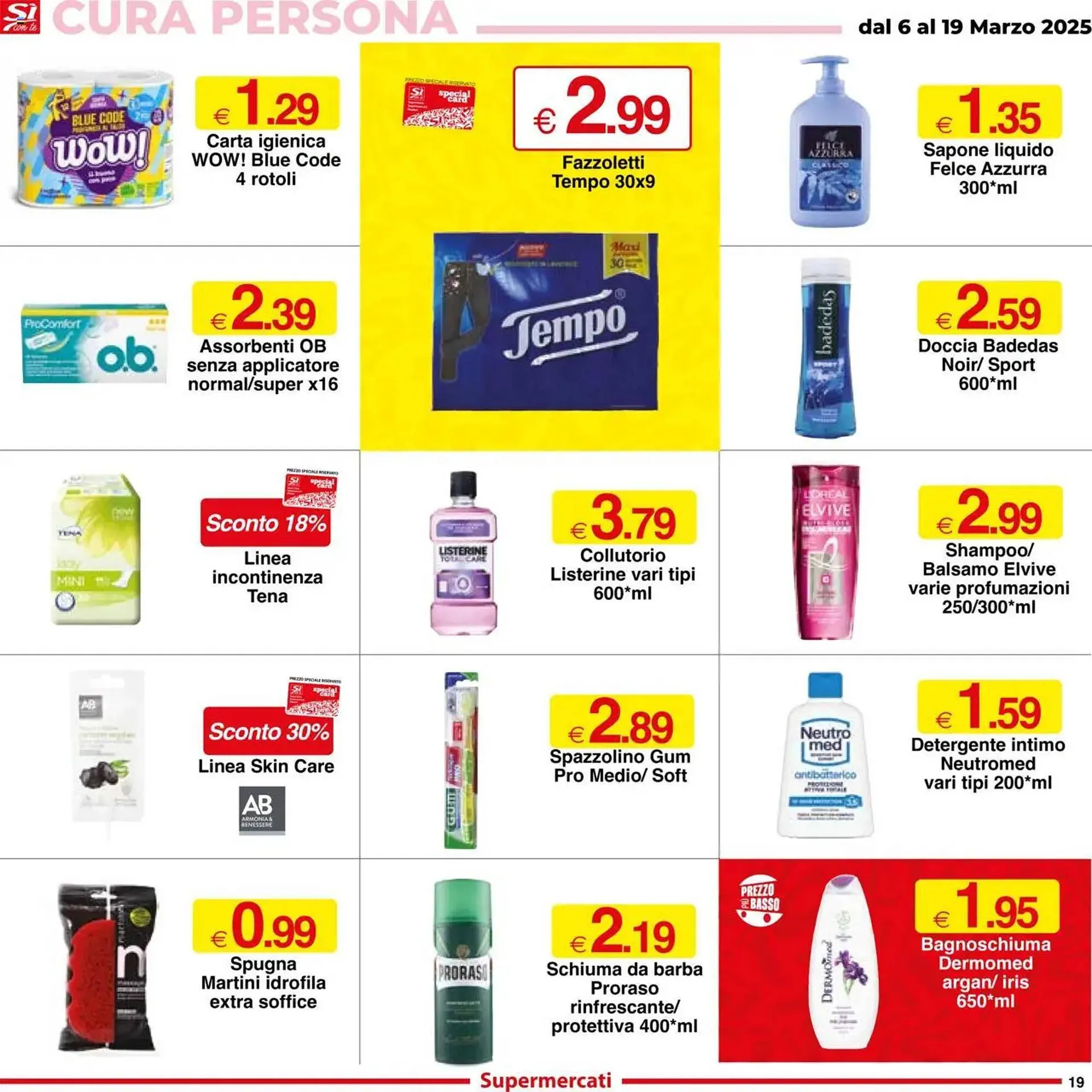 Volantino Sì con te da 6 marzo a 19 marzo di 2025 - Pagina del volantino 19