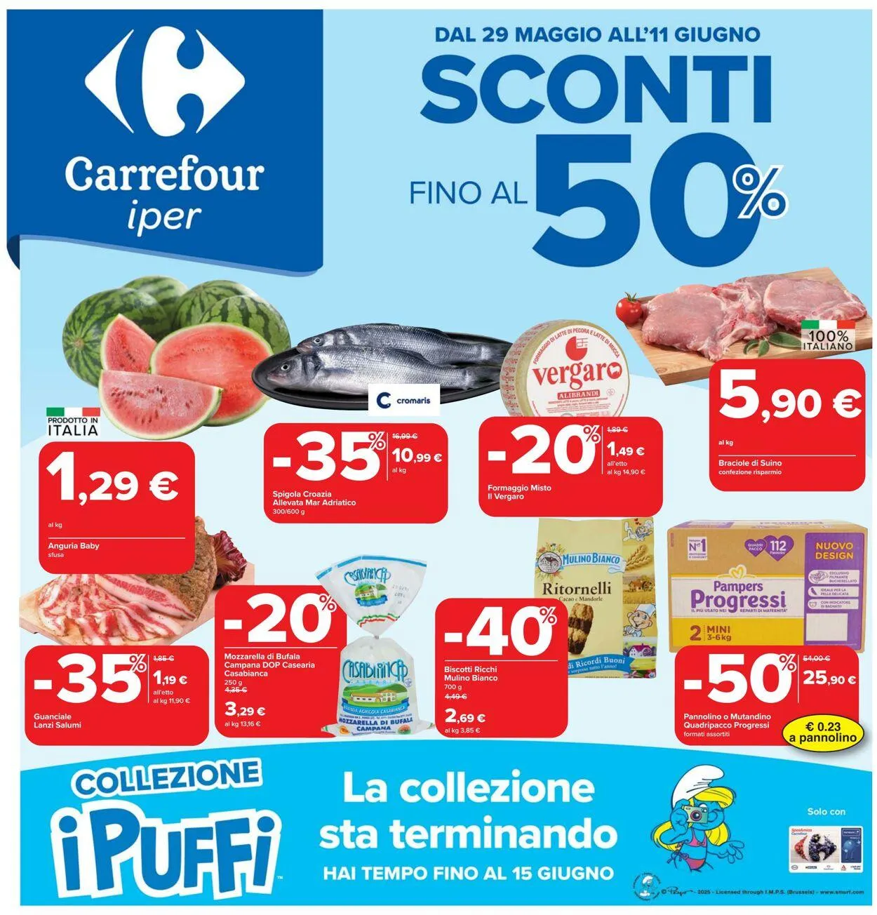 Carrefour Volantino attuale da 29 maggio a 11 giugno di 2025 - Pagina del volantino 1