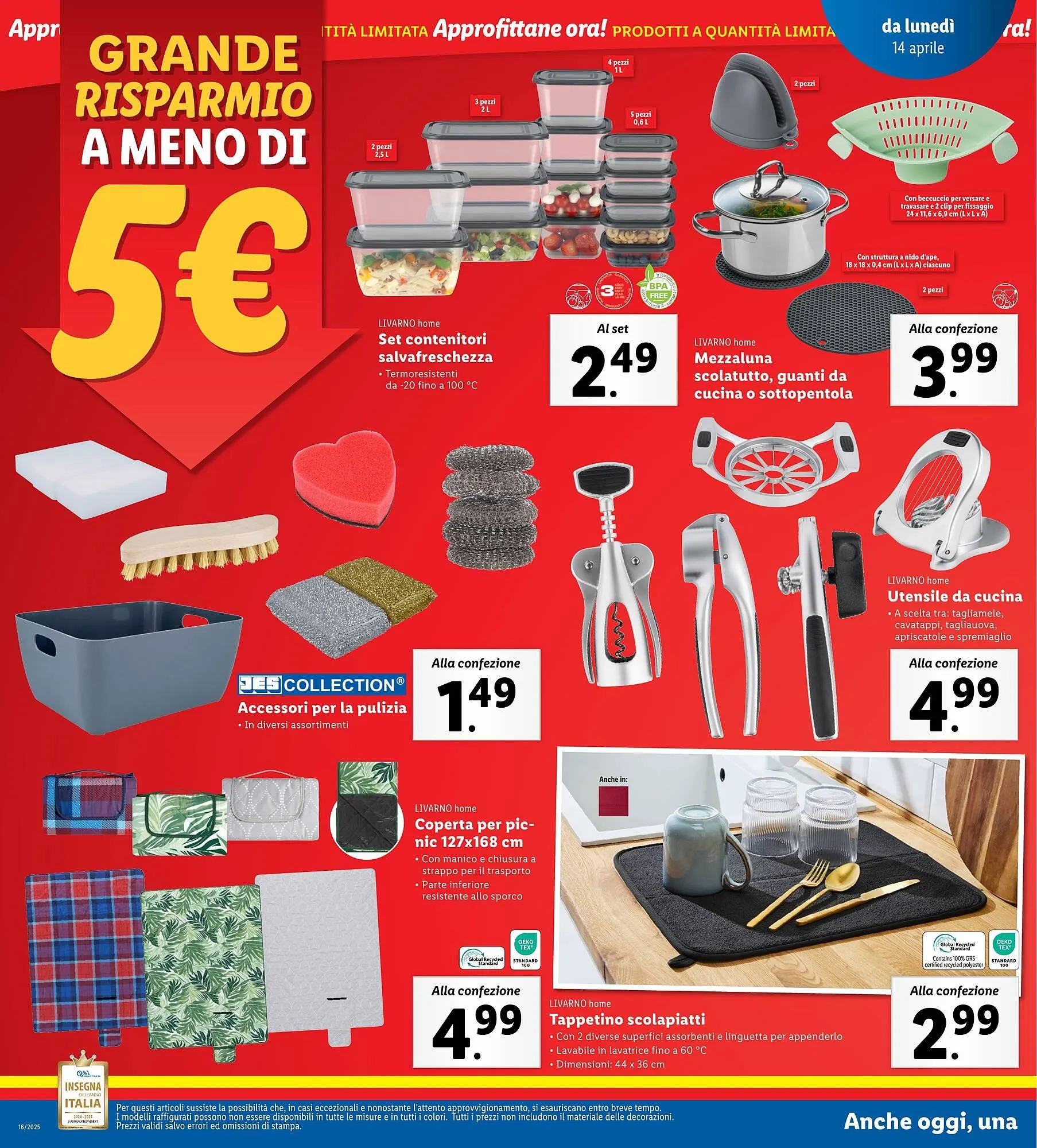 Volantino Lidl da 14 aprile a 19 aprile di 2025 - Pagina del volantino 30