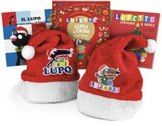 In omaggio il cappellino Lupo