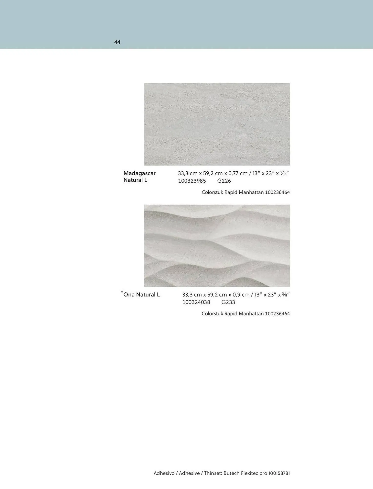 Catalogue Porcelanosa du 27 juin au 31 décembre 2025 - Catalogue page 44