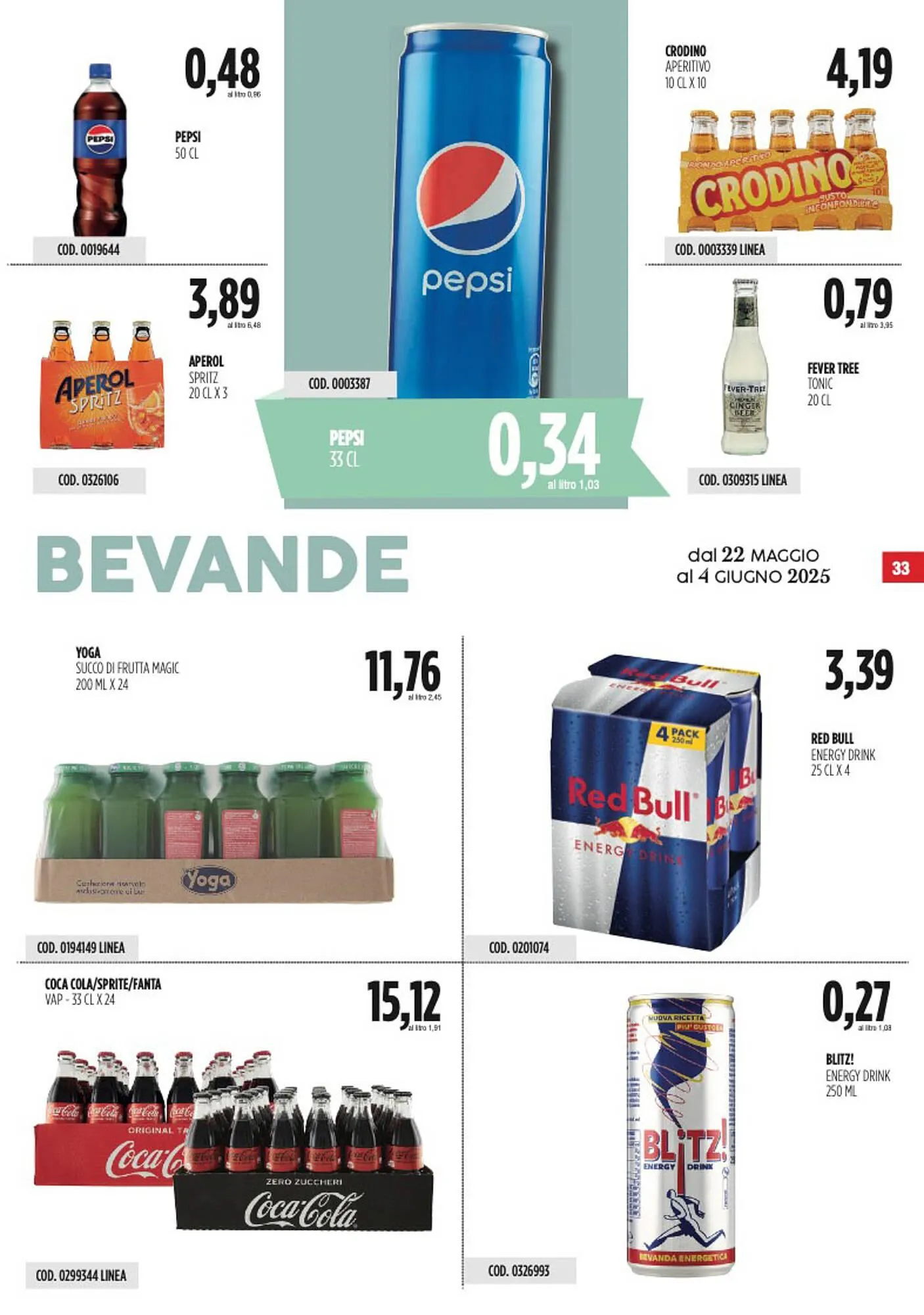 Volantino Carico Cash & Carry da 22 maggio a 4 giugno di 2025 - Pagina del volantino 33