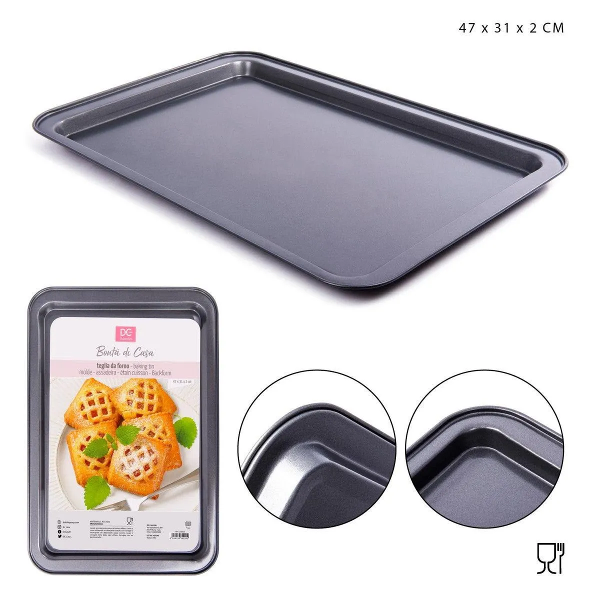 Dc - Oven Tray 47X31X2Cm