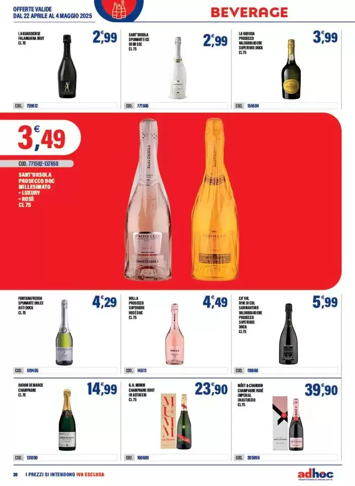 Offerte valide dal 22 aprile al 4 maggio da 22 aprile a 4 maggio di 2025 - Pagina del volantino 20