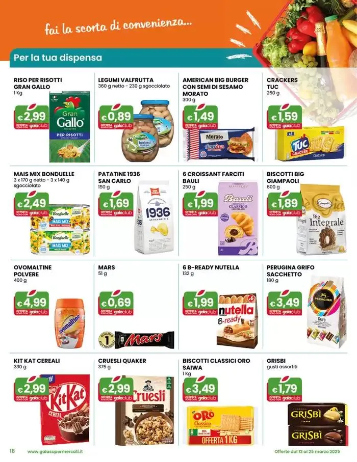 Offerte di Primavera da 12 marzo a 25 marzo di 2025 - Pagina del volantino 18