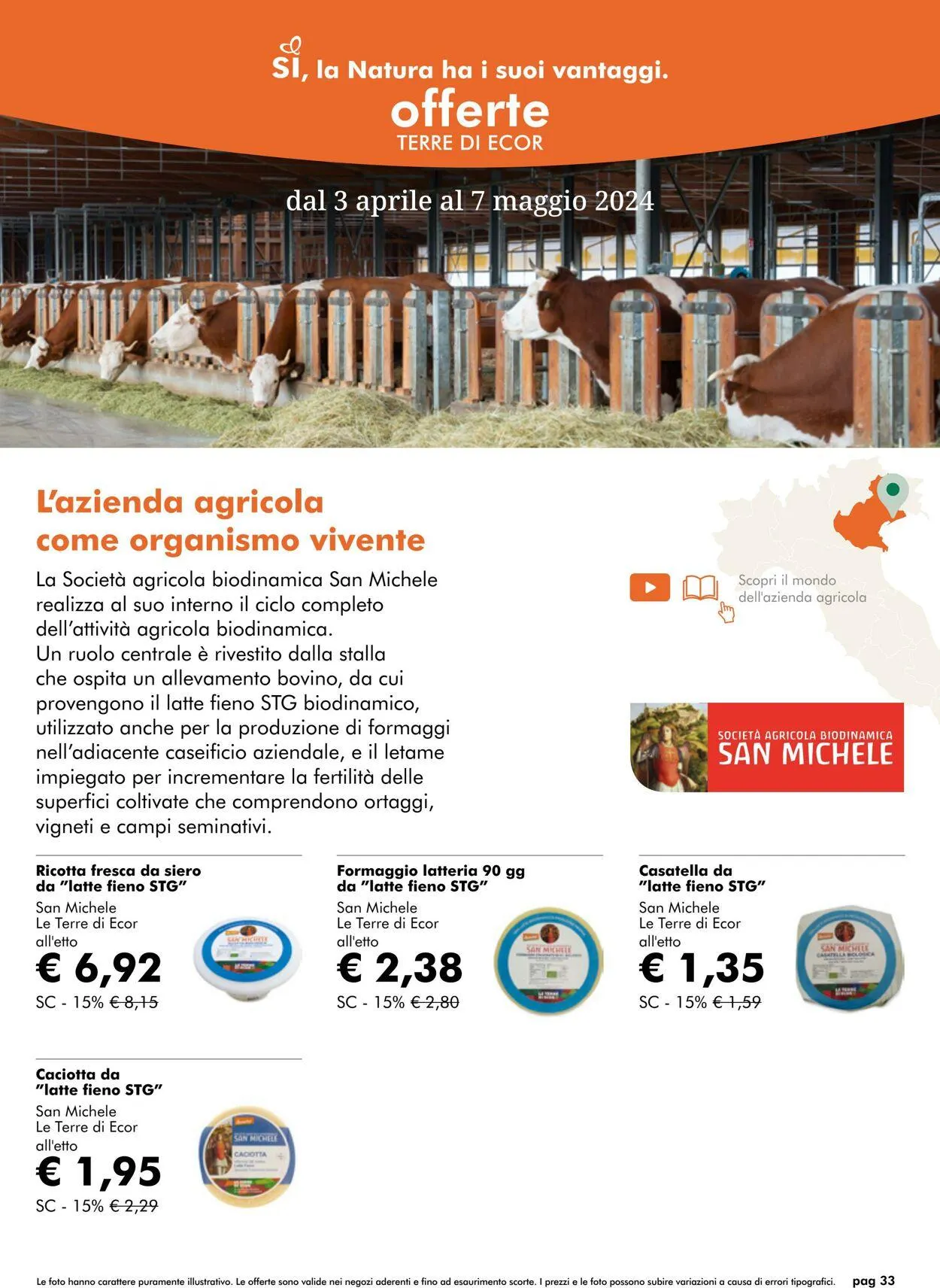 Natura Sì Volantino attuale da 7 maggio a 21 maggio di 2024 - Pagina del volantino 33