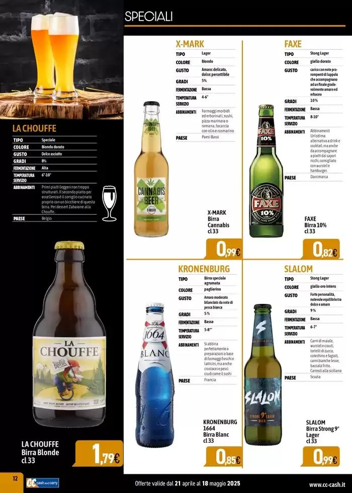Carta birre 2025 da 22 aprile a 18 maggio di 2025 - Pagina del volantino 12