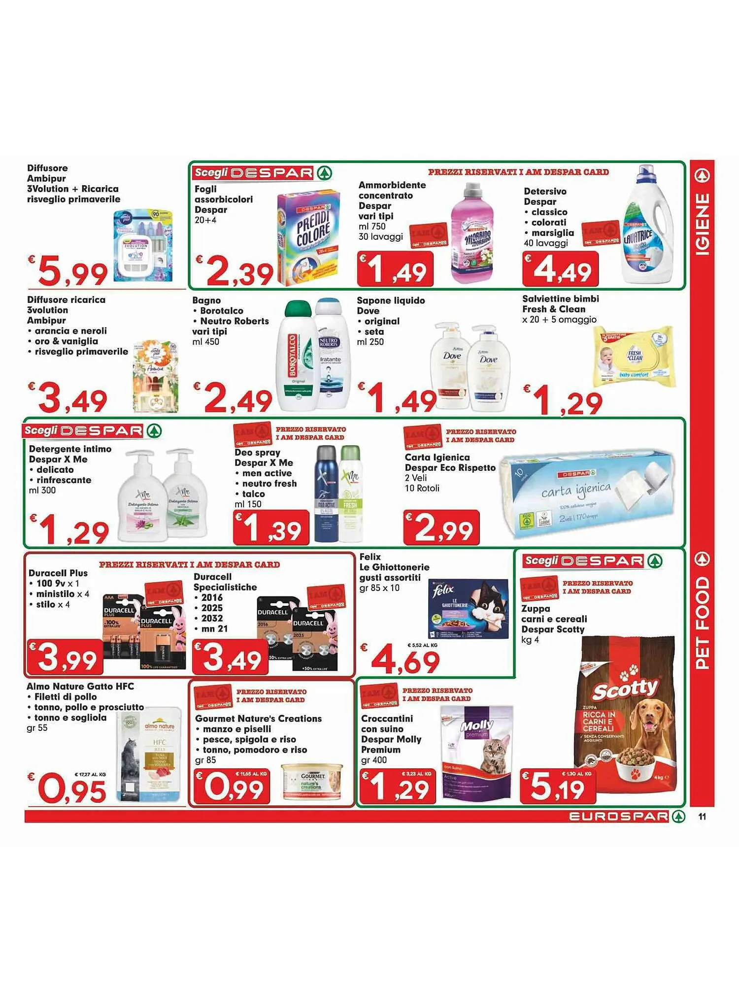 Volantino Eurospar da 31 agosto a 13 settembre di 2023 - Pagina del volantino 11
