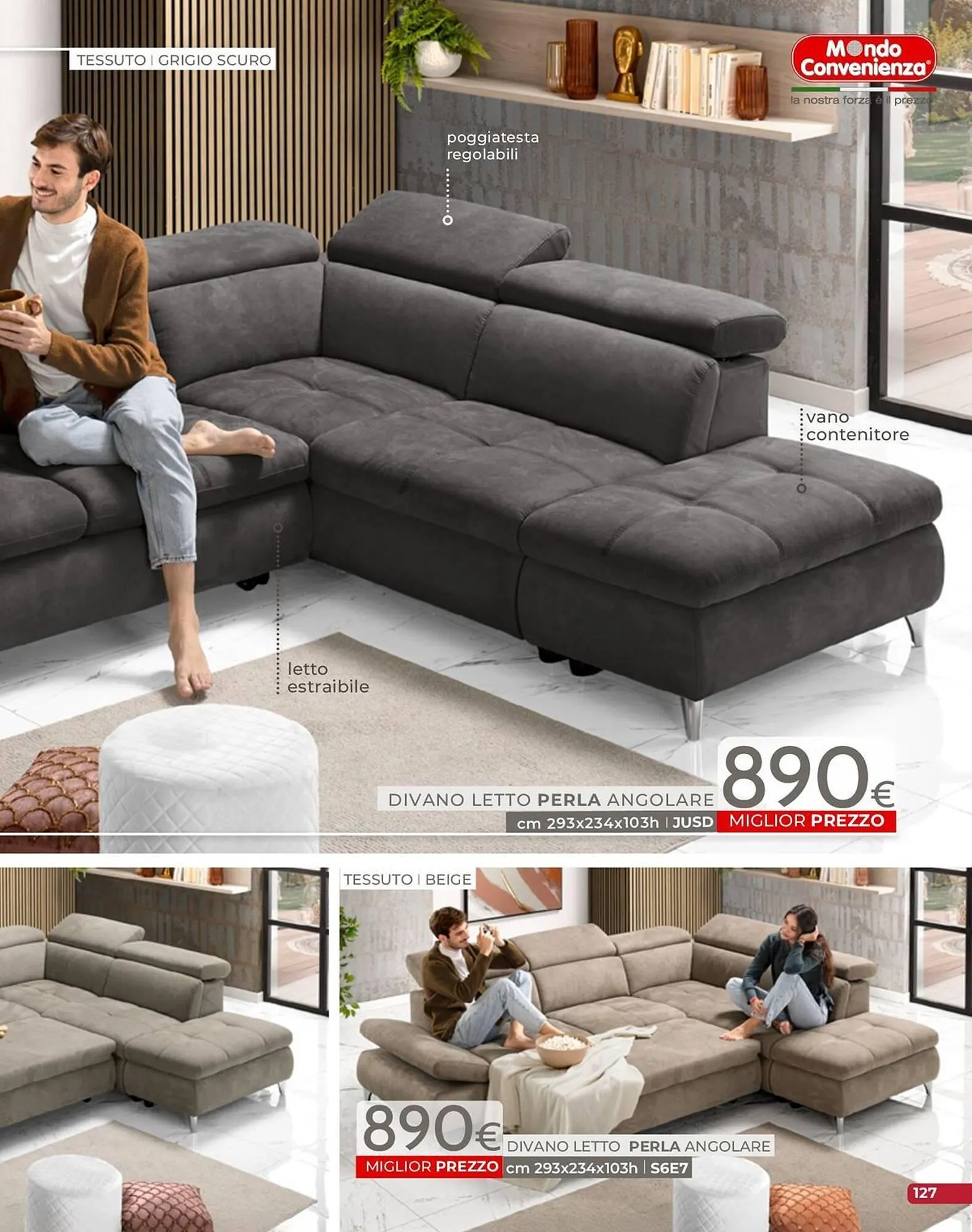 volantino Mondo Convenienza da 1 settembre a 31 dicembre di 2025 - Pagina del volantino 129