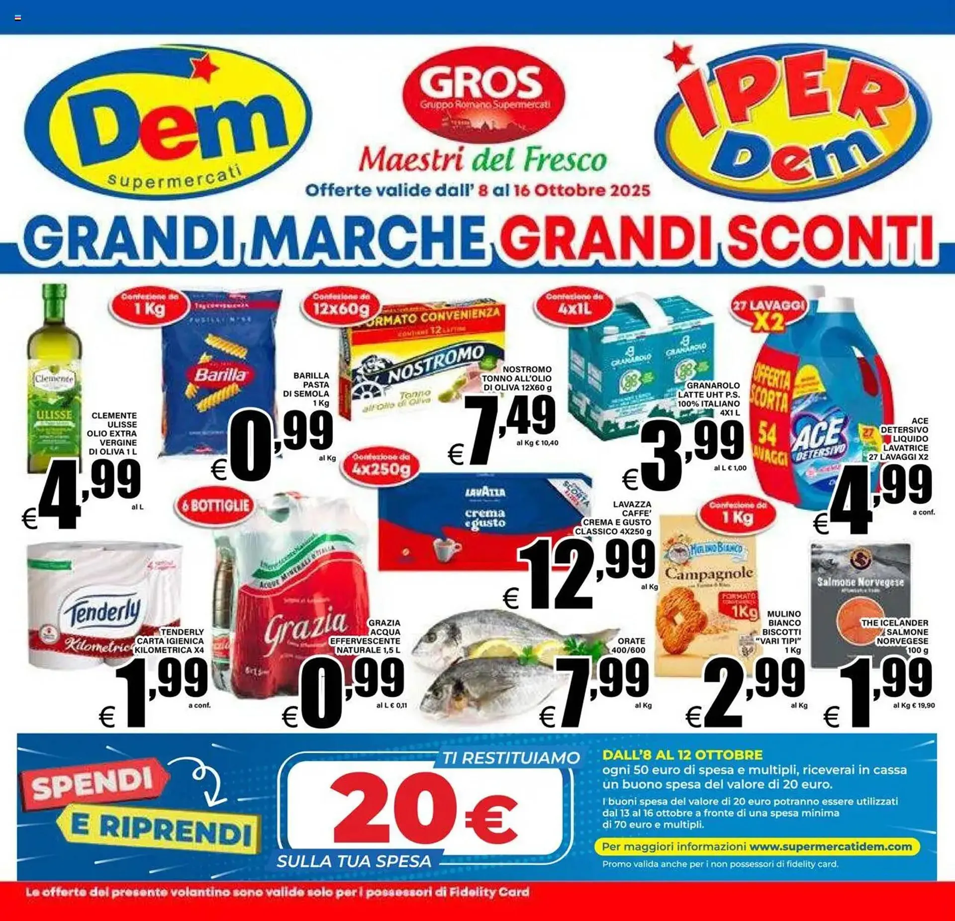 Volantino DEM da 8 ottobre a 16 ottobre di 2025 - Pagina del volantino 1