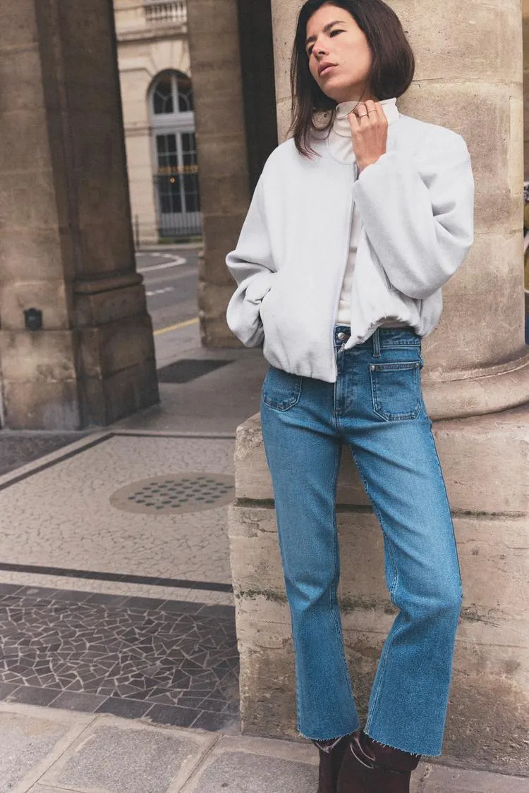 JEANS Z1975 MINI FLARE A VITA ALTA