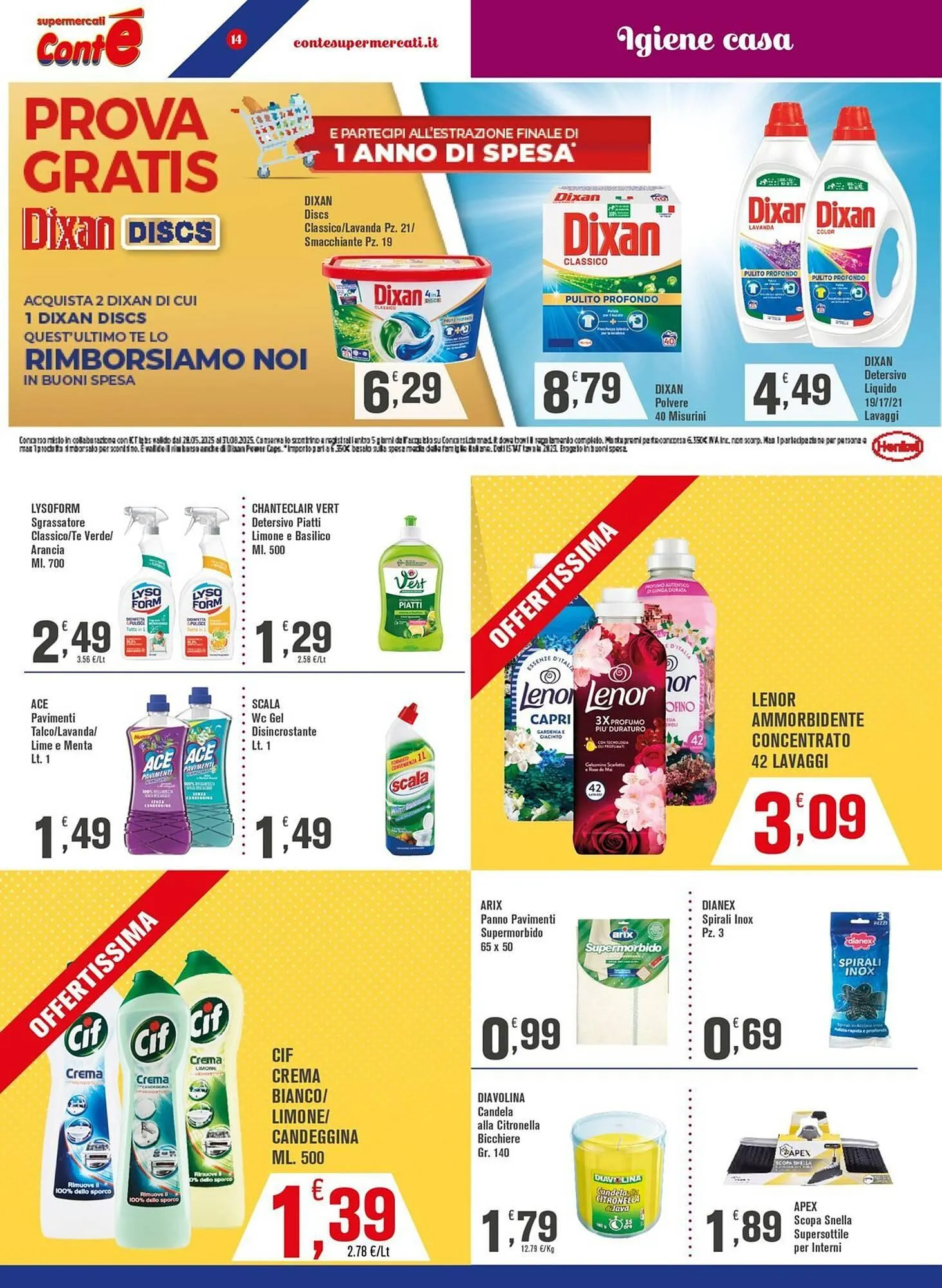 Volantino Conté Supermercati da 21 luglio a 30 luglio di 2025 - Pagina del volantino 14
