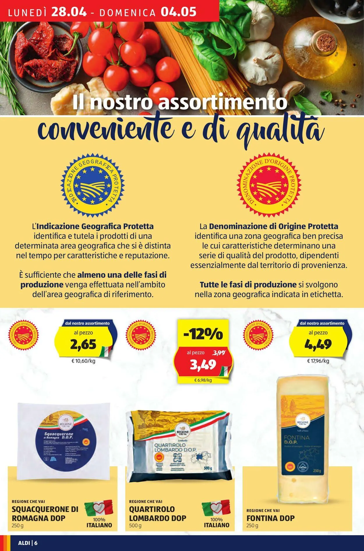 Aldi Volantino attuale da 28 aprile a 4 maggio di 2025 - Pagina del volantino 6