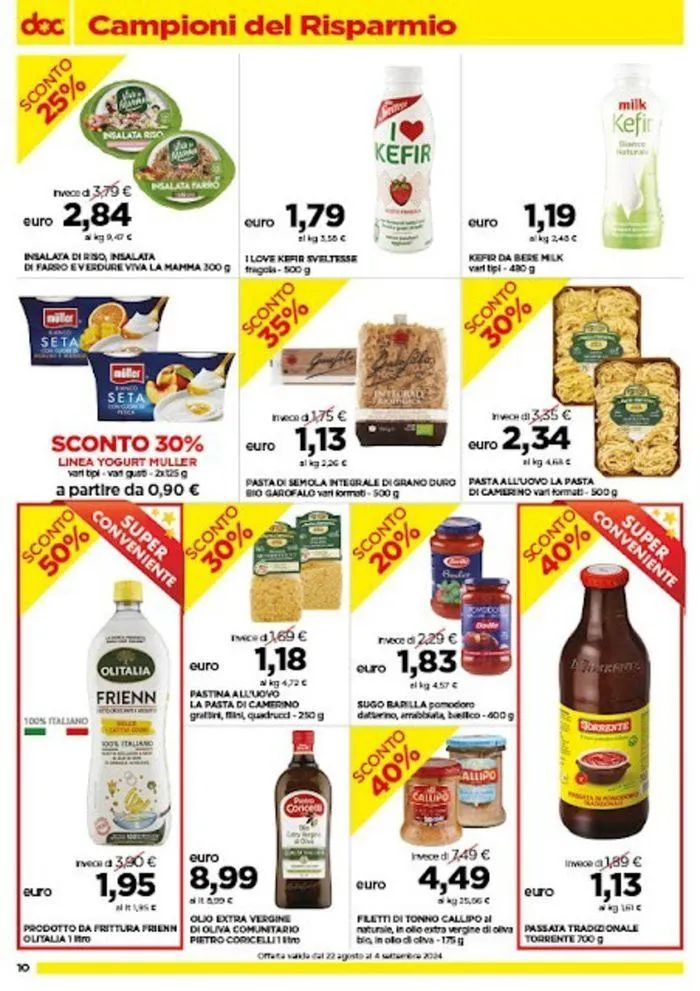 Dal 22 agosto al 4 settembre 2024 da 22 agosto a 4 settembre di 2024 - Pagina del volantino 10