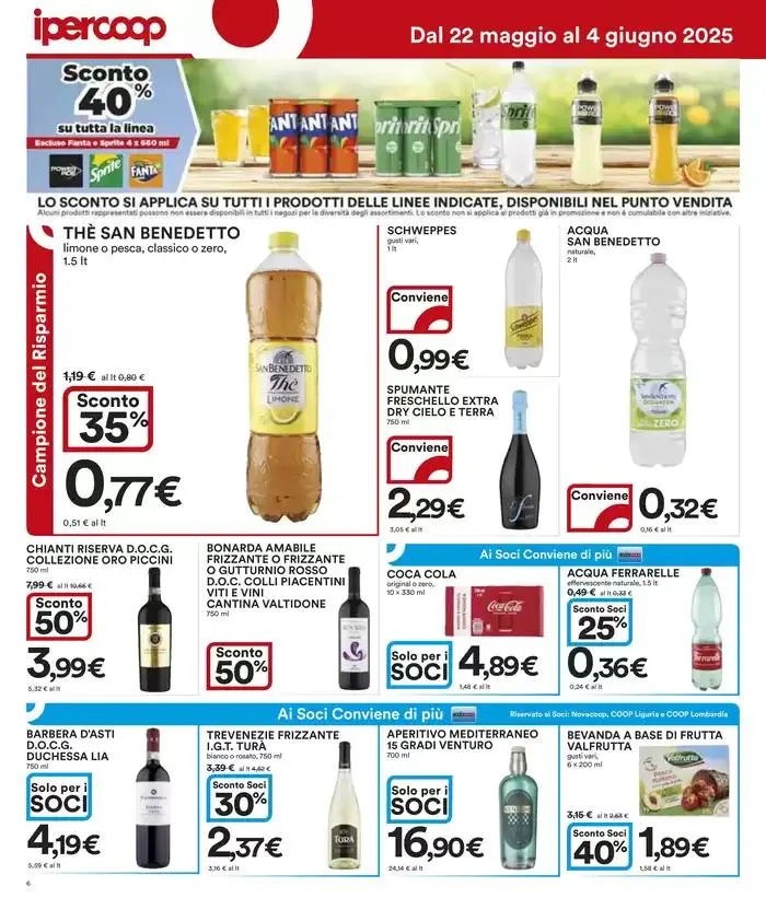 Sconti fino al 50 % da 22 maggio a 4 giugno di 2025 - Pagina del volantino 6