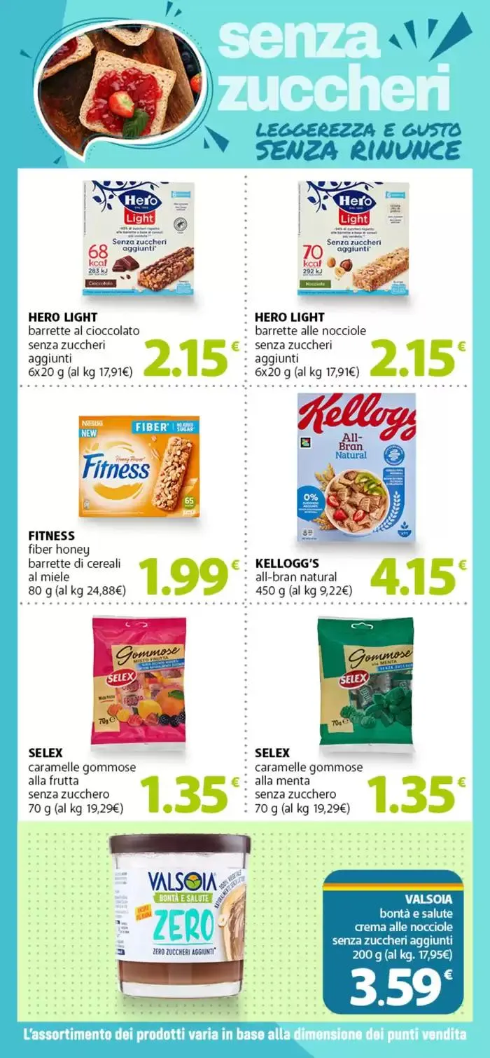 Senza zuccheri da 4 aprile a 25 aprile di 2025 - Pagina del volantino 9
