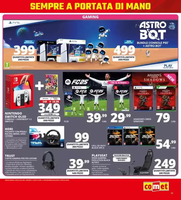 Offerte da Comet! da 20 marzo a 2 aprile di 2025 - Pagina del volantino 13