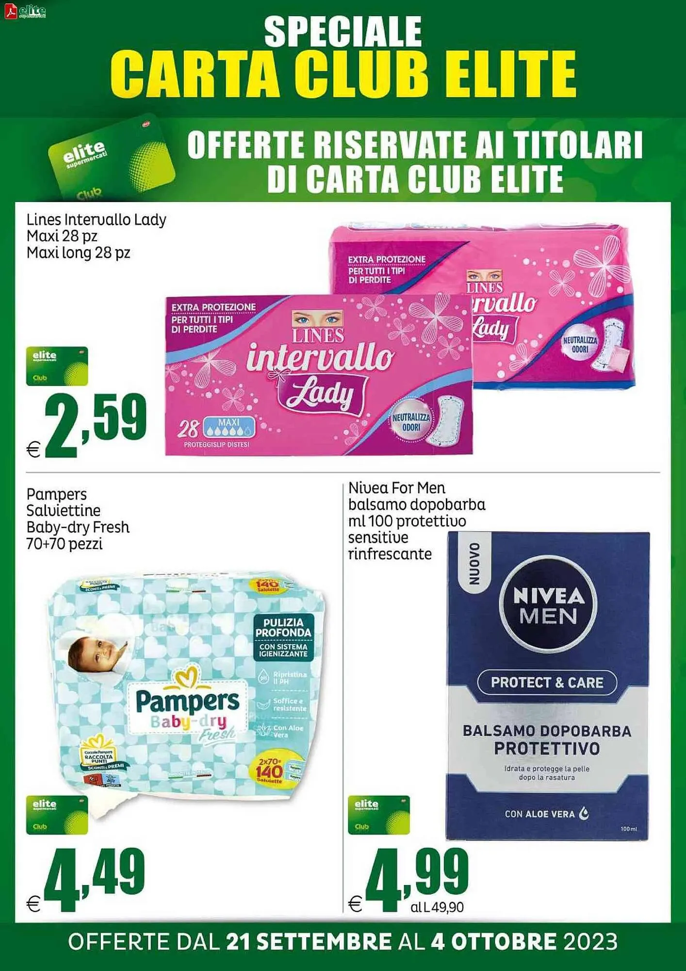 Volantino Elite da 25 settembre a 4 ottobre di 2023 - Pagina del volantino 3