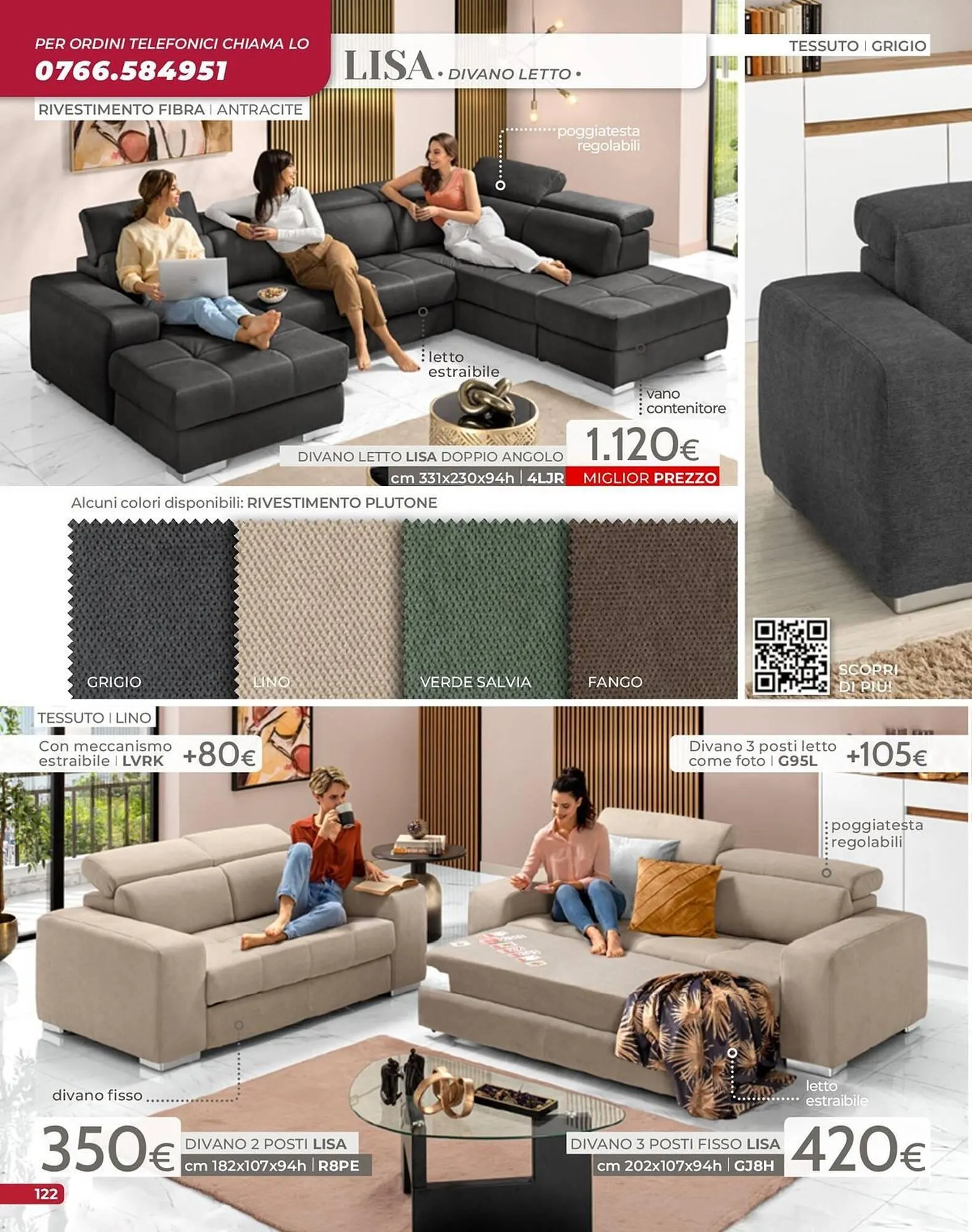 volantino Mondo Convenienza da 1 settembre a 31 dicembre di 2025 - Pagina del volantino 124