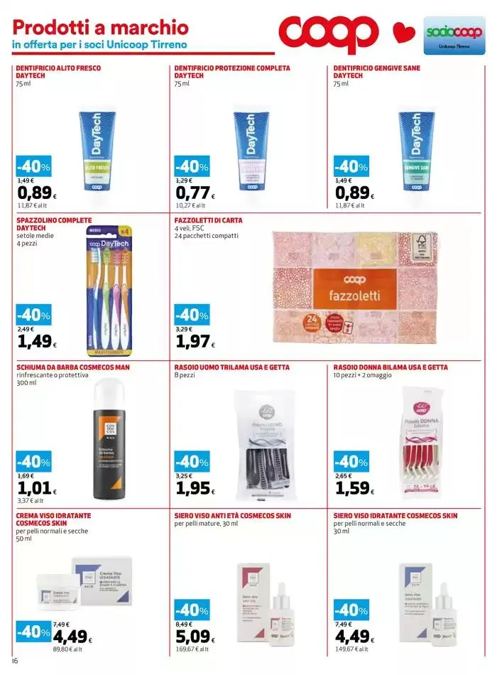 40% di sconto x4 settimane da 27 febbraio a 26 marzo di 2025 - Pagina del volantino 16