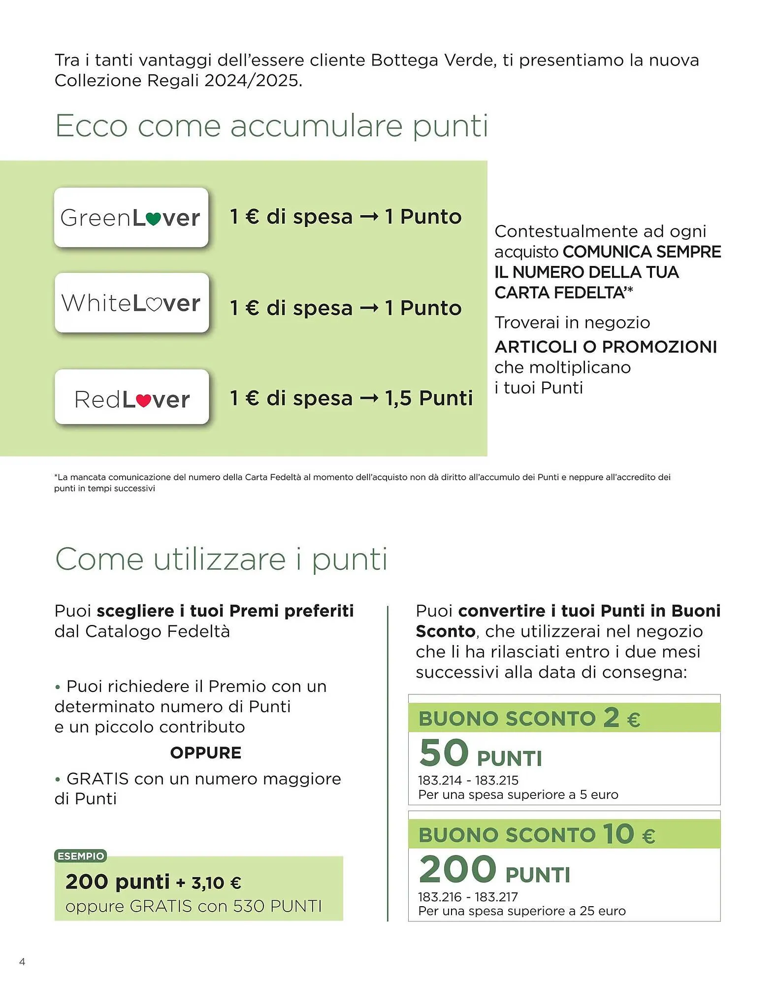 Volantino Bottega Verde da 1 aprile a 1 gennaio di 2025 - Pagina del volantino 4