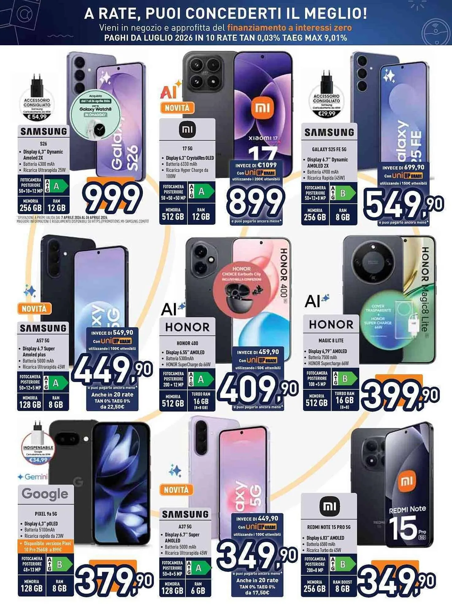 Volantino Unieuro da 3 aprile a 16 aprile di 2026 - Pagina del volantino 23