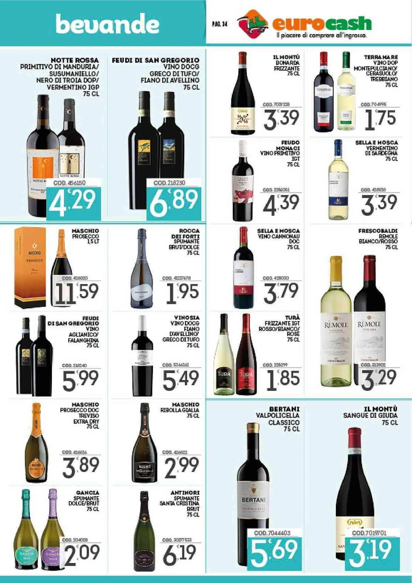 Volantino Eurocash da 3 gennaio a 21 gennaio di 2024 - Pagina del volantino 34