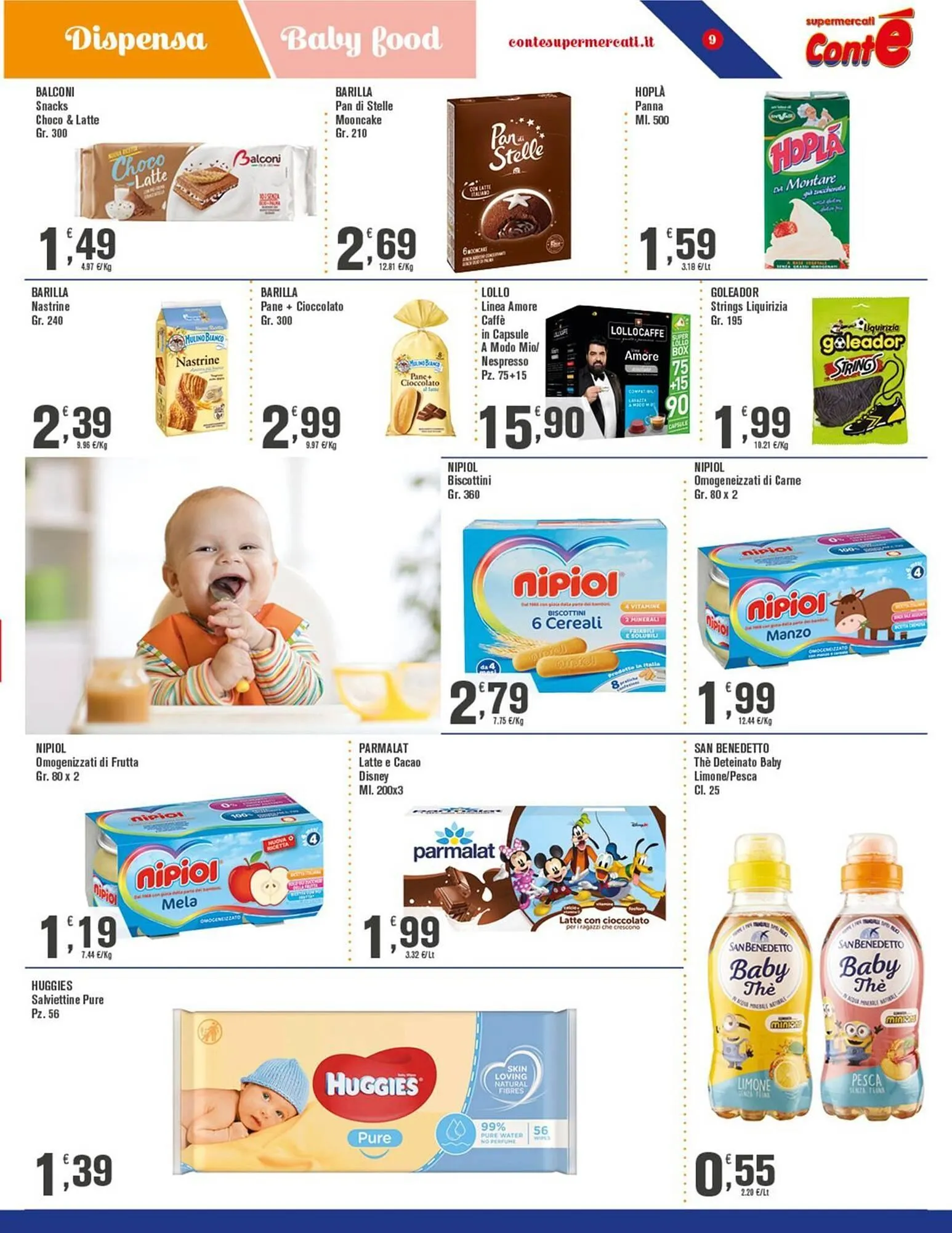 Volantino Conté Supermercati da 19 giugno a 29 giugno di 2025 - Pagina del volantino 9