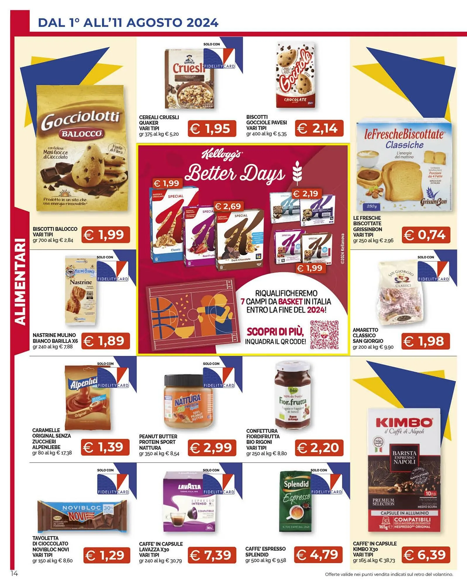 Volantino Mercatò Extra da 1 agosto a 11 agosto di 2024 - Pagina del volantino 14