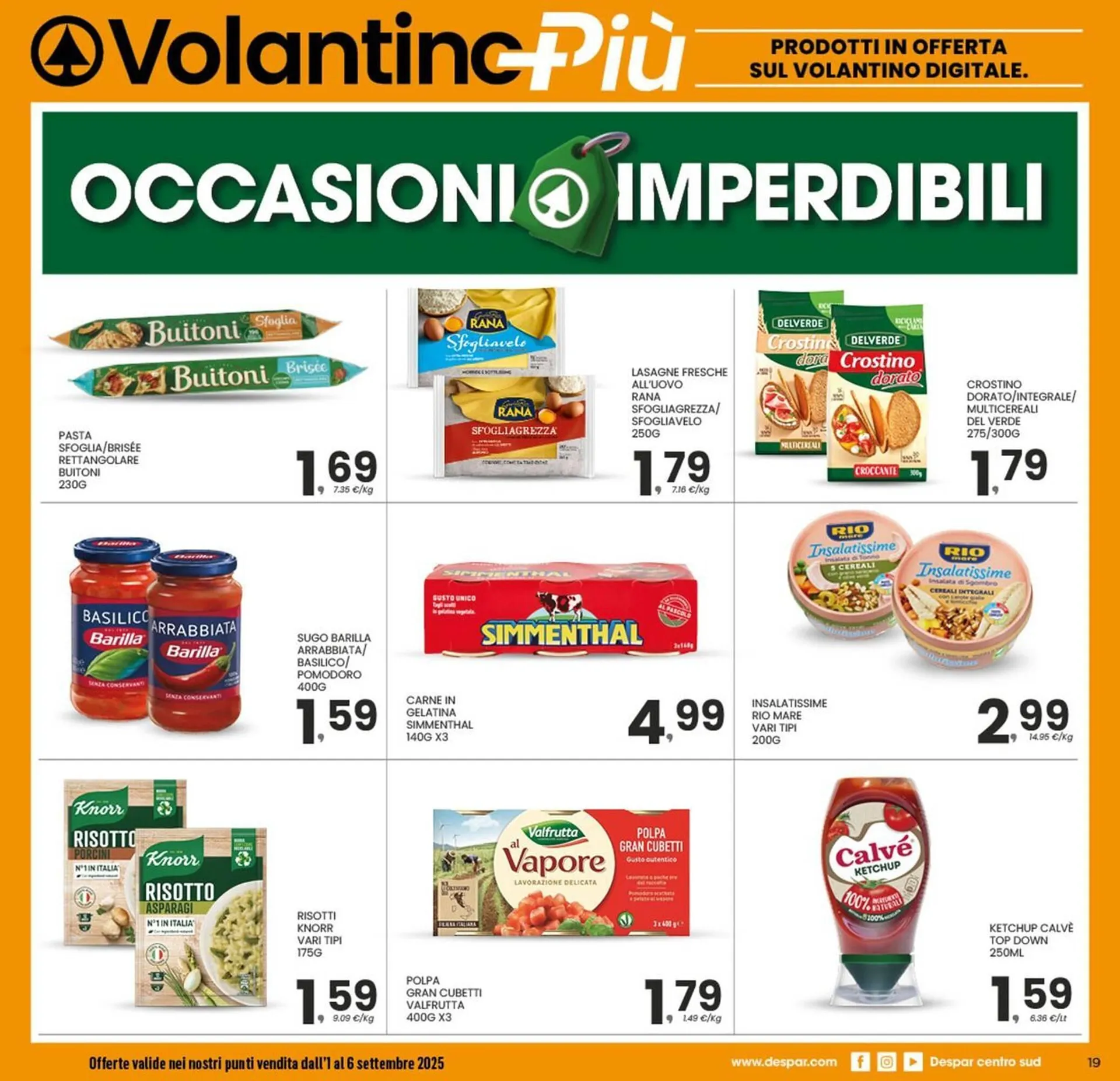 Volantino Despar da 1 settembre a 6 settembre di 2025 - Pagina del volantino 20