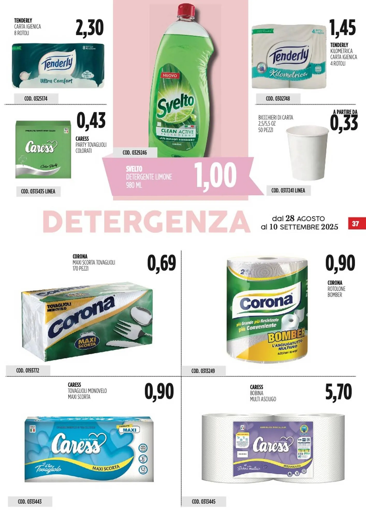 Volantino Carico Cash & Carry da 28 agosto a 10 settembre di 2025 - Pagina del volantino 37