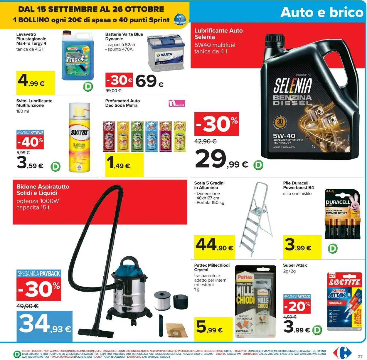 Carrefour Volantino attuale da 15 settembre a 25 settembre di 2025 - Pagina del volantino 27