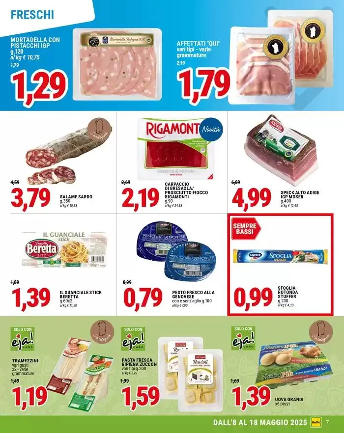Sotto prezzo da 8 maggio a 18 maggio di 2025 - Pagina del volantino 7