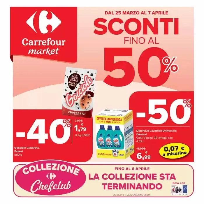 Sconti fino al 50% da 25 marzo a 7 aprile di 2025 - Pagina del volantino 1