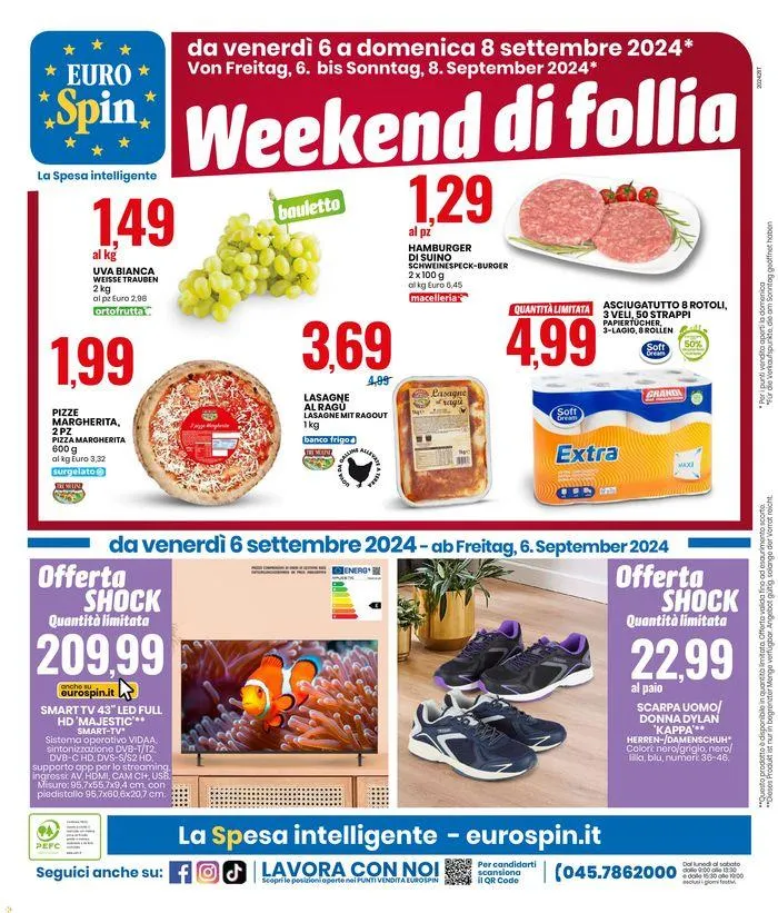 SPECIALE COLAZIONE da 26 agosto a 8 settembre di 2024 - Pagina del volantino 20