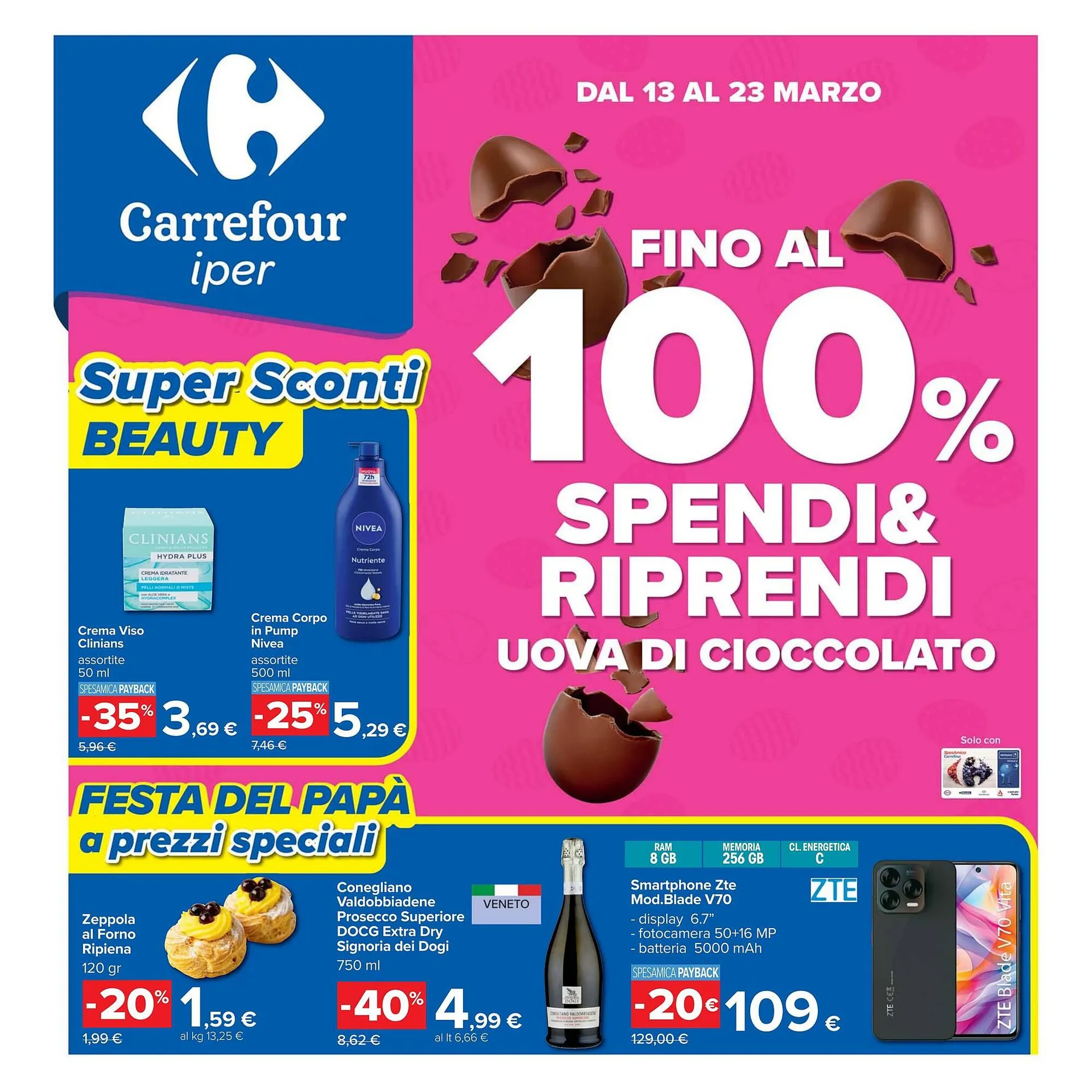 Volantino Carrefour da 13 marzo a 23 marzo di 2026 - Pagina del volantino 1