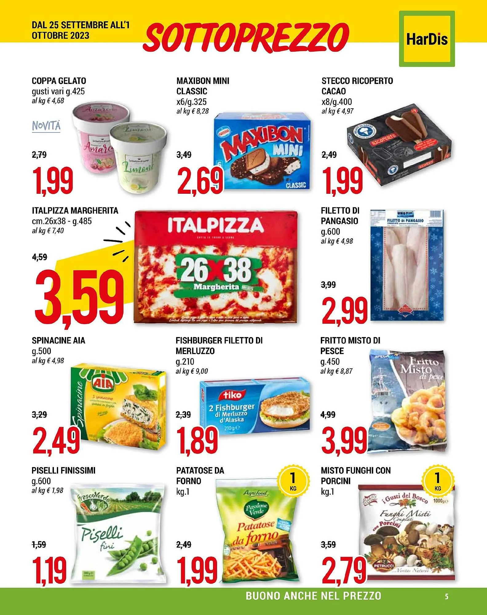 Volantino Hardis da 25 settembre a 1 ottobre di 2023 - Pagina del volantino 5